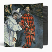 Pierrot and Harlequin , 1888 Vinyl Binders