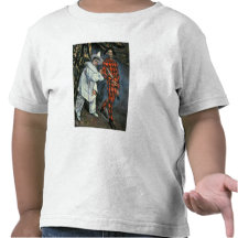 Pierrot et harlequin, 1888 t-shirts
