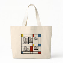 Piet Mondrian Inspired Photo Template Bag