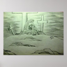 PIETA At The Foot Of The Cross Posters