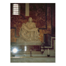 Pieta by Michelangelo in St Peter's Postcard