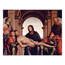 Pietà By Perugino Pietro (Best Quality) Custom Announcements
