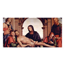 Pietà By Perugino Pietro (Best Quality) Photo Card