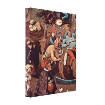 Pieter Bruegel Elder - Dispute Carnival of Lent Stretched Canvas Prints