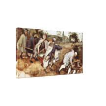 Pieter Bruegel Elder - The parable of the blind Gallery Wrap Canvas