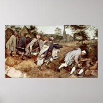 Pieter Bruegel the Elder - Die cripple Print