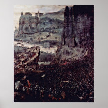 Pieter Bruegel the Elder - Suicide of Saul Detail Print