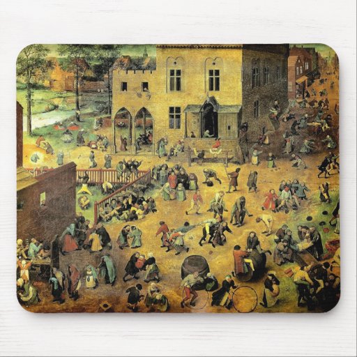 Pieter Bruegel's "Children’s Games" - 1560 Mousepad