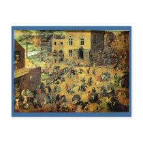 Pieter Bruegel's "Children’s Games" - 1560