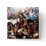 Pieter Bruegel's "The Fall Of The Rebel Angels" buttons