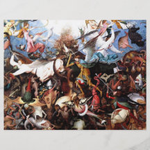 Pieter Bruegel's "The Fall Of The Rebel Angels" Custom Flyer