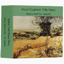 Pieter Bruegel's The Harvesters (1565) Binders