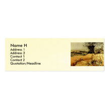 Pieter Bruegel's The Harvesters (1565) Business Card Templates
