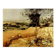 Pieter Bruegel's The Harvesters (1565) Postcard