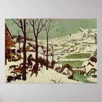 Pieter Bruegel's The Hunters in the Snow - 1565
