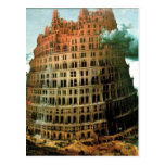 Pieter Bruegel's The "Little" Tower of Babel Post Card