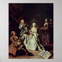 Pietro Longhi - The geography lesson Poster