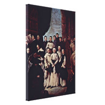 Pietro Longhi - Venetian canons monks Canvas Prints