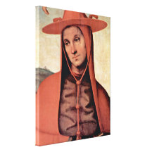 Pietro Perugino - Bernardo degli Uberti Stretched Canvas Prints