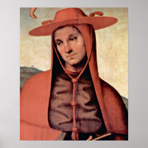 Pietro Perugino - Bernardo degli Uberti Print