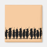 Pig Army Fridge Magnet