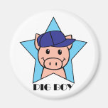 Pig Boy Fridge Magnets
