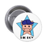 Pig Boy Pinback Buttons