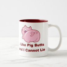 Pig Butts Coffee Mugs