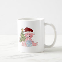 Pig & Christmas Tree Mugs