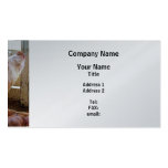 Pig Enjoying the Sun - Platinum Finish Business Card