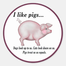 Pig Equality Sticker