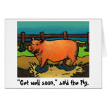 pig get well soon card