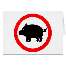 Pig Greeting Cards
