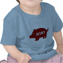 Pig - H1N1 T-shirts