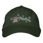 Pig In Scarf embroidered hats