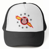 pig in space mesh hat