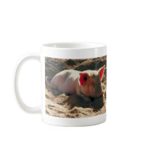 Pig in the Sun Coffee Mugs