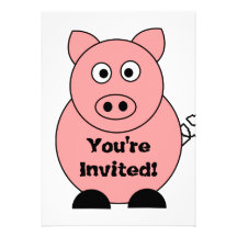 Pig Invitation