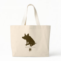 Pig Is the New Black Tote Bag