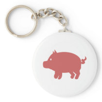 Pig Keychain