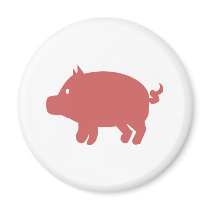 Pig Fridge Magnet