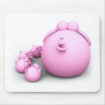 Pig mom mouse pad