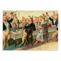 Pig Party Greeting Cards