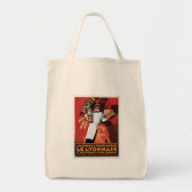 Pig Pork Ham Le Lyonnais Vintage Food Ad Art Canvas Bag