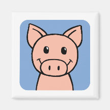 Pig Refrigerator Magnets