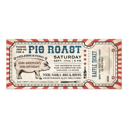 pig roast invitation template