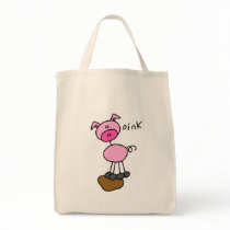 Pig Says Oink T-shirts and Gifts Tote Bags