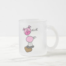 Pig Says Oink T-shirts and Gifts Mugs