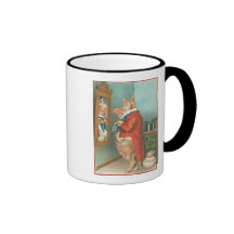 Pig Tying His Cravat Coffee Mug