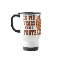 Pig Years Football Coffee Mug